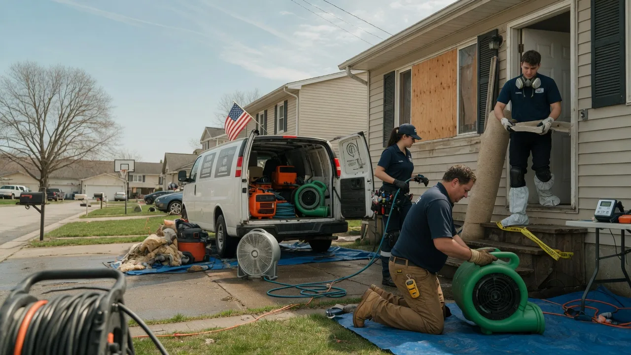 Water Damage Restoration in Hamburg, PA near me